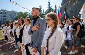 Председатель Законодательного Собрания Александр Лазарев принял участие в торжественном мероприятии, посвященном началу учебного года