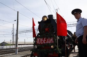 В Челябинск прибыл «Поезд Победы»