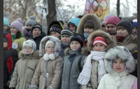 В поселке Федоровка состоялось торжественное открытие нового хоккейного корта