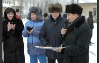 В поселке Федоровка состоялось торжественное открытие нового хоккейного корта